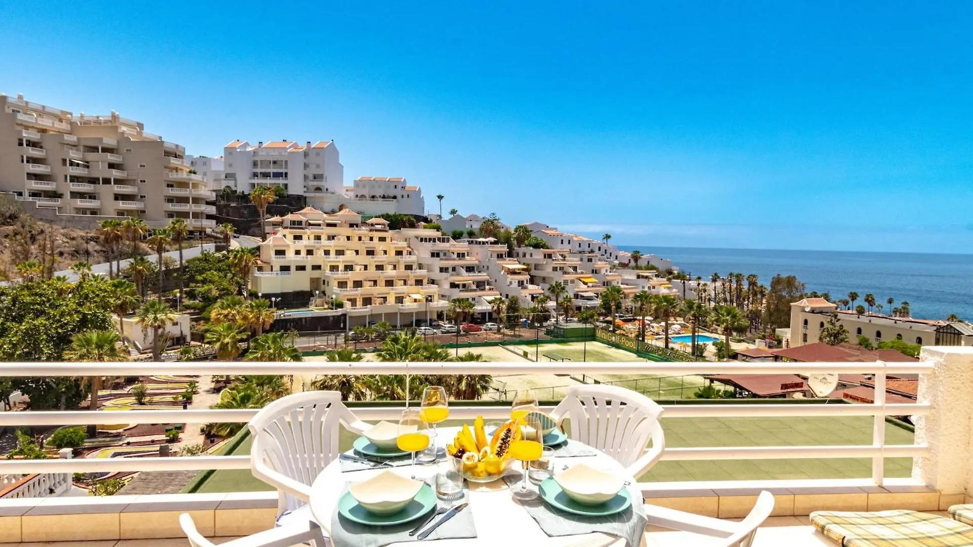Lägenhet Sunny Oceanview Terrace By Dream Homes Tenerife Acantilado de los Gigantes Spanien