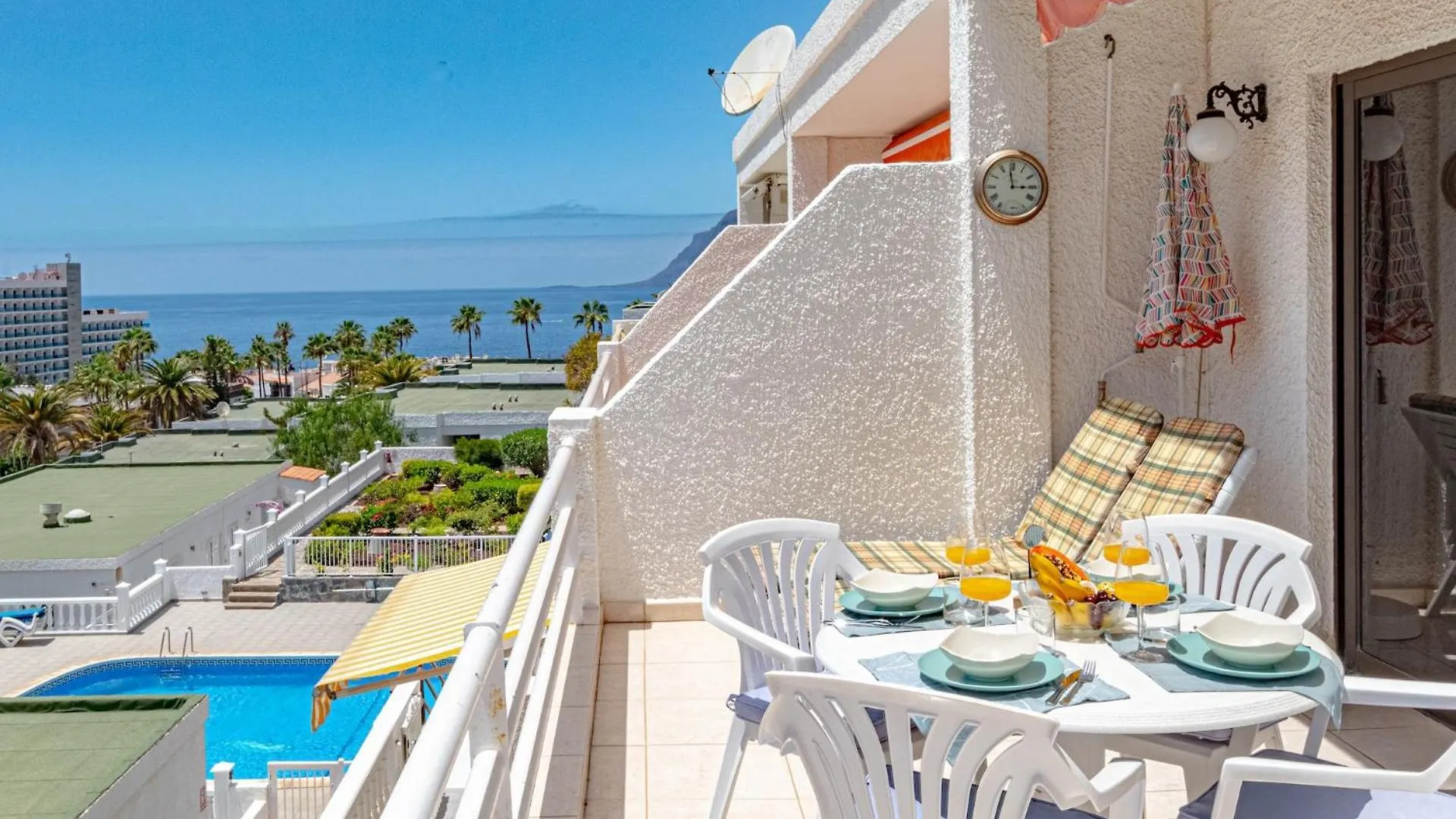 Lägenhet Sunny Oceanview Terrace By Dream Homes Tenerife Acantilado de los Gigantes